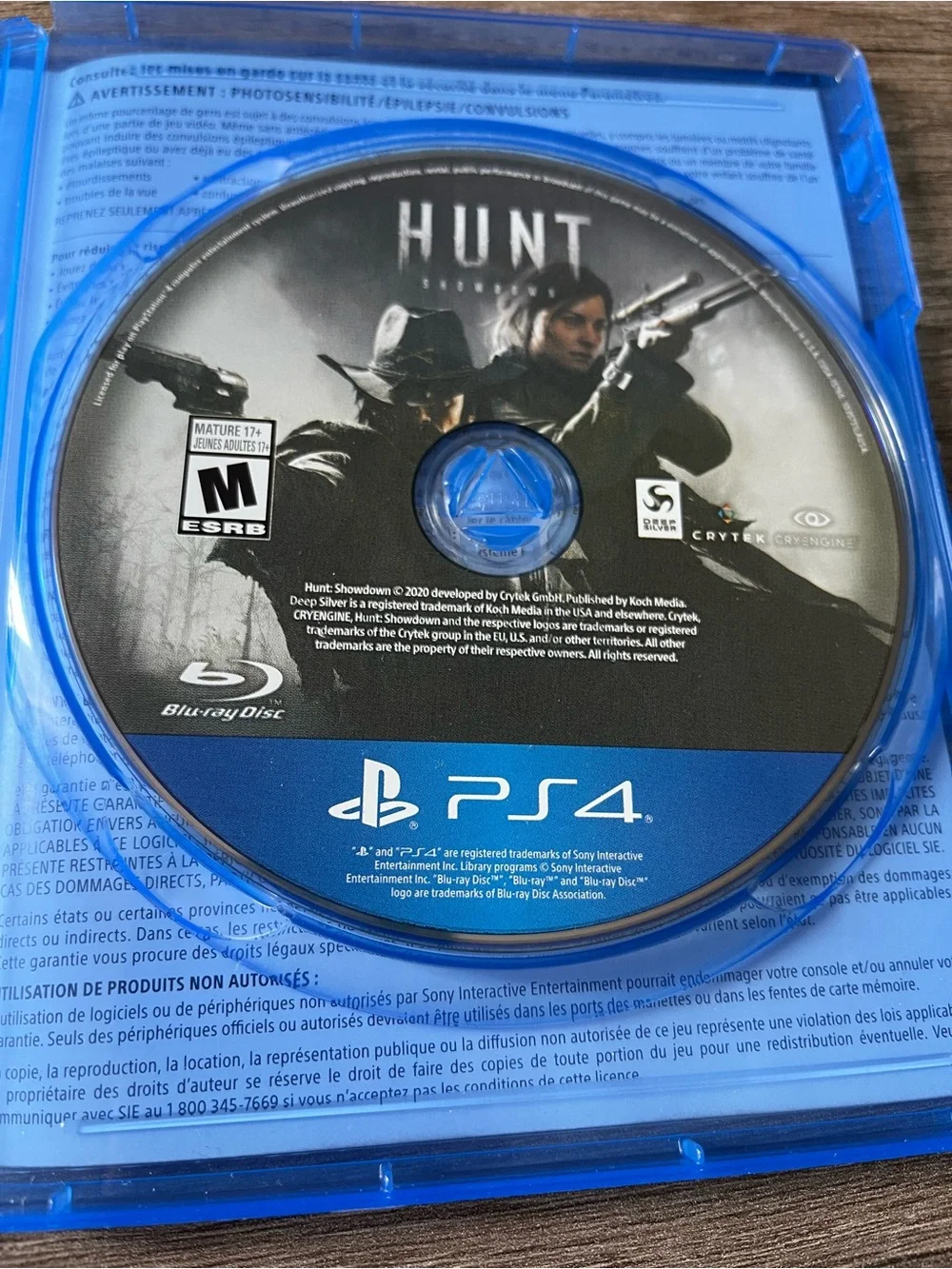 Sony PlayStation 4 PS4 Hunt: Showdown Video Game Pre-Owned